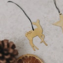 Eulenschnitt Ornamenten - Set van 6 - Goud