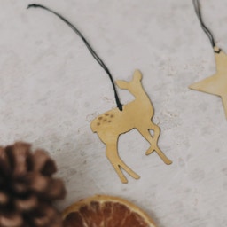 Eulenschnitt Ornamenten - Set van 6 - Goud