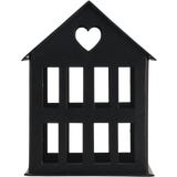 Eulenschnitt Zwart Metalen Huis