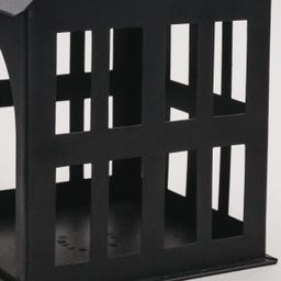 Eulenschnitt Metal House, black - Small (11.5 x 11.5 x 15.5 cm)