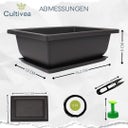 Cultivea Set of 10 Bonsai Pots - 1 Set