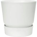 greenville okrogel cvetlični lonec 40 cm, Bela
