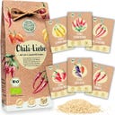 LOVEPLANTS Set de Semillas Bio - Chili Love - 1 set