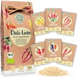 Loveplants Set de Graines Bio "Chili-Liebe"