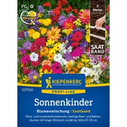 Blumenmischung Pflegeleichte Sonnenkinder, Saatband - 1 Pkg