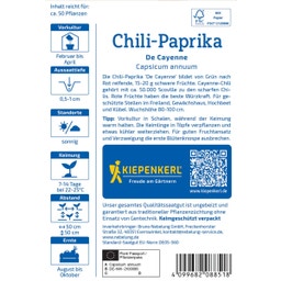 Kiepenkerl Chili-Paprika De Cayenne