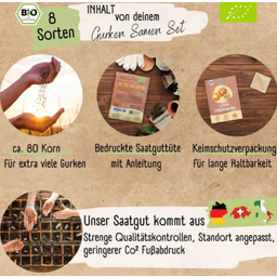 LOVEPLANTS Bio Gurken-Liebe Set