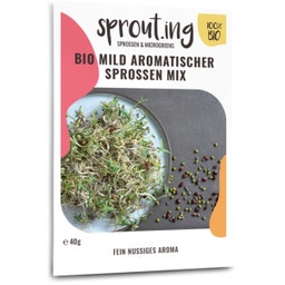 Mix di germogli biologici leggermente aromatici