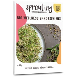 Mix di germogli biologici per il benessere