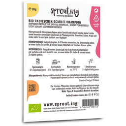 Sprout.ing Ravanello biologico Scarlet Champion