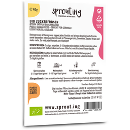 Sprout.ing Bio Zuckererbsen