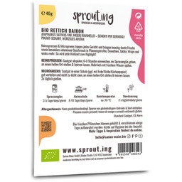 Sprout.ing Bio Rettich Daikon - 40 g