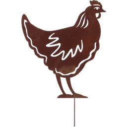 Esschert Design Rost Gartenstecker Huhn - 1 Stk.