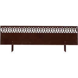 Esschert Design Rasenkante Rost Schnörkel hoch - 1 Stk.