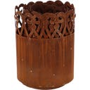 Bordure de Pelouse Enroulée - Rouille, à Volutes - 1 pcs