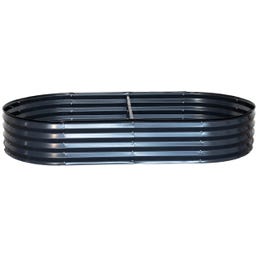 Esschert Design Huerto Elevado Ovalado - Antracita - L