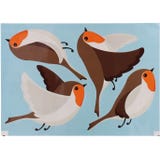 Esschert Design Autocollants pour Fen&ecirc;tre "Oiseaux"