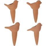 Ausilio per l'Irrigazione in Terracotta - Uccelli, Set da 4