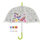 Esschert Design Ombrello da Colorare - Fiori e farfalle