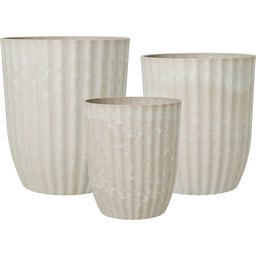 Wikholm Yodit Blumentopf 3er-Set - sand