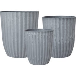 Wikholm Yodit Planter Set of 3 - Grey