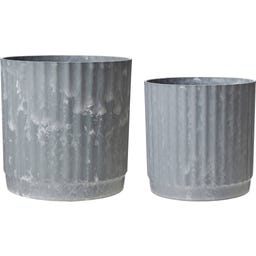 Wikholm Yodit Planter Set of 2 - Grey
