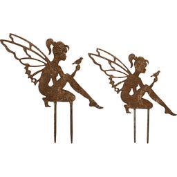 Wikholm Form Set di 2 Decorazioni per Giardino Fairy - 1 set