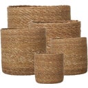 Wikholm Zestaw doniczek Belle 5 szt., natura