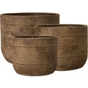 Wikholm Zestaw doniczek - 3 szt. rdza - 1 zestaw