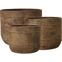 Wikholm Zestaw doniczek - 3 szt. rdza - 1 zestaw