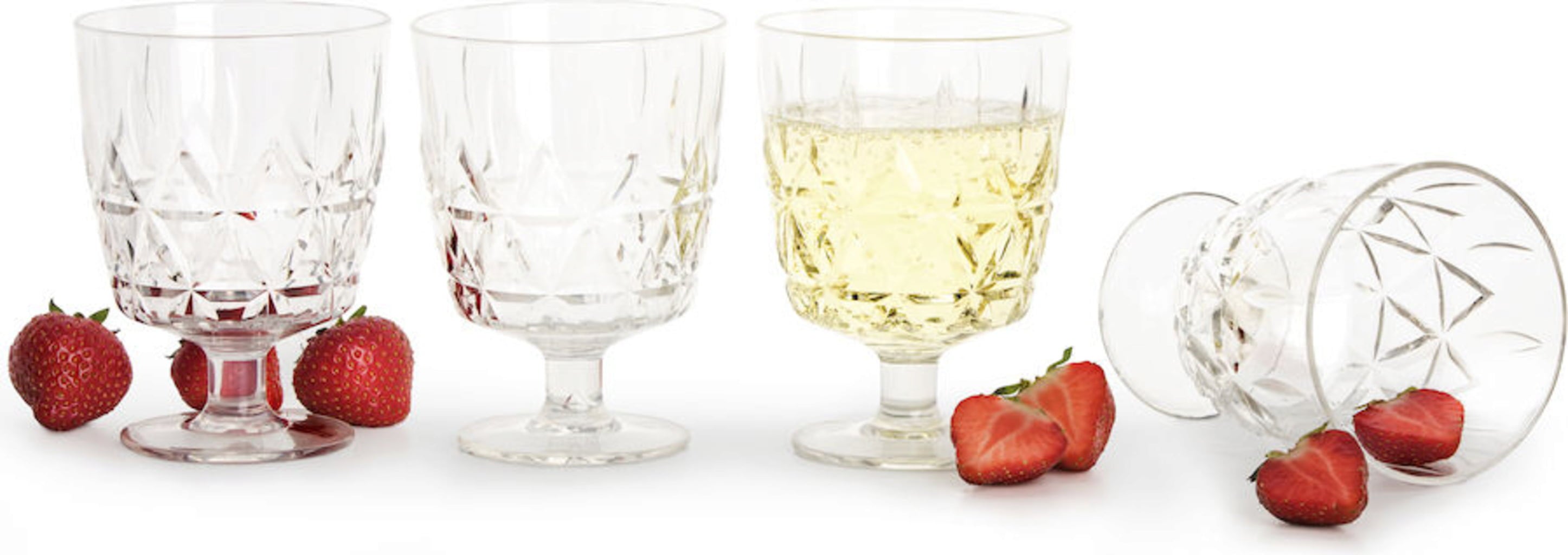 sagaform Picnic Glasses - Set of 4 - 1 Set