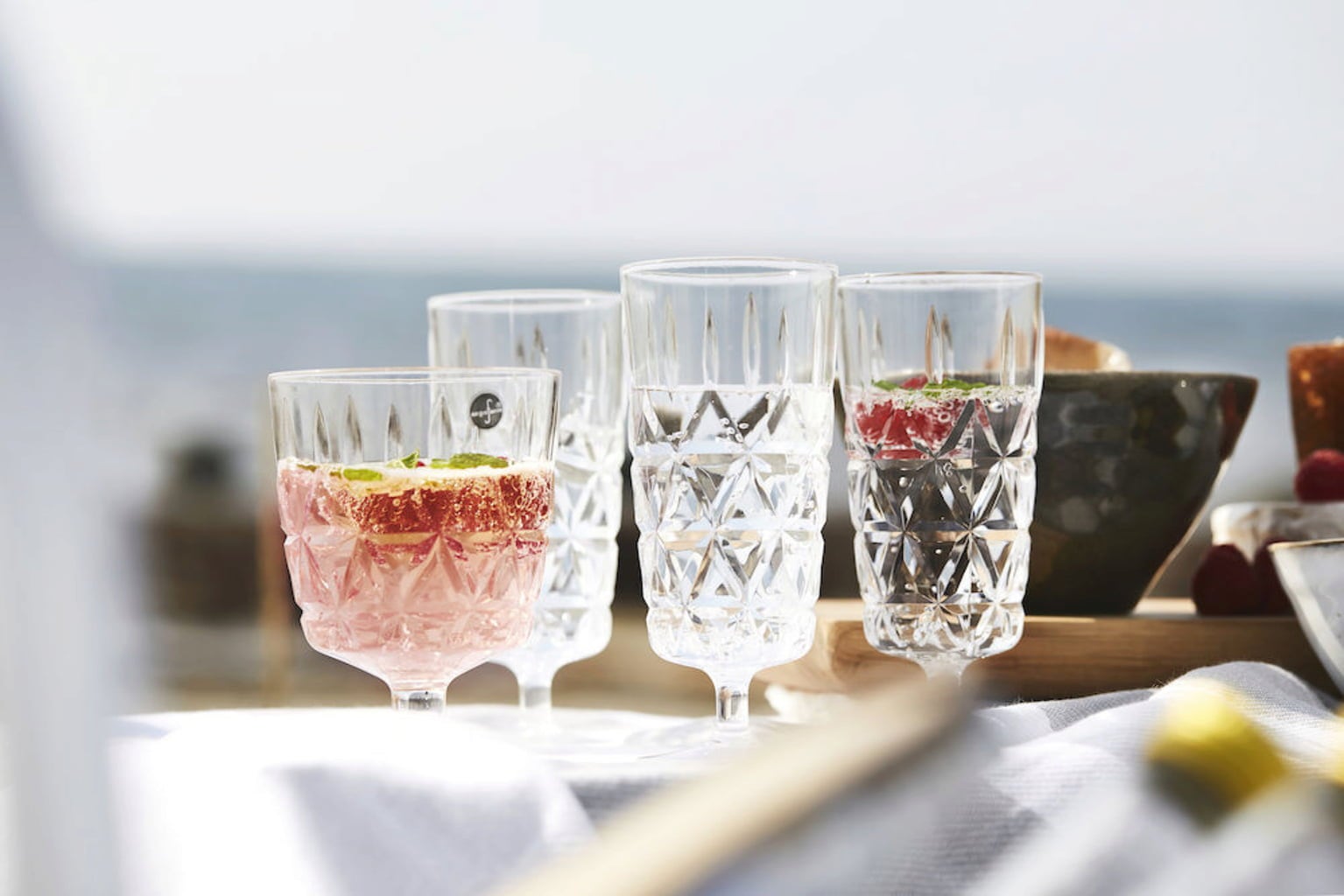 sagaform Picnic Glasses - Set of 4 - 1 Set
