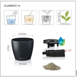 Lechuza Pflanzgefäß CLASSICO Color 14 - sandbraun