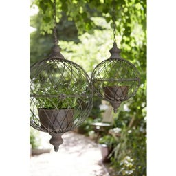 Wikholm Form Set di 2 Vasi Sospesi Torun - Ruggine - 1 set