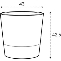 elho Topf foss rund 43cm