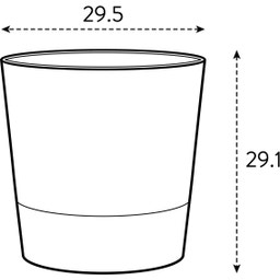 elho Topf foss rund 30cm