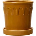 Wikholm Lykke Übertopf 2er-Set gelb - 1 Set