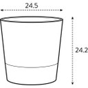 elho Topf foss rund 25cm