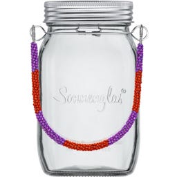 Sonnenglas® Beadwork Handle - Lámpara solar - Lilac/Orange
