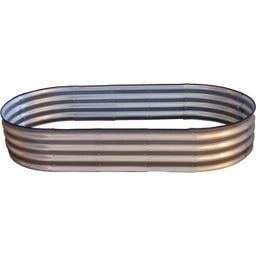 Esschert Design Canteiro elevado oval antracite - L