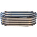 Esschert Design Huerto Elevado Ovalado - Antracita - S