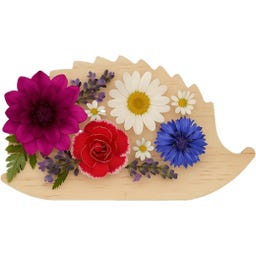 Esschert Design Houten Bloemenverzamelaar - Egel - 1 stuk