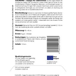 Culinaris Bio Paprika 