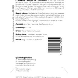 Culinaris Bio Rzodkiewka 