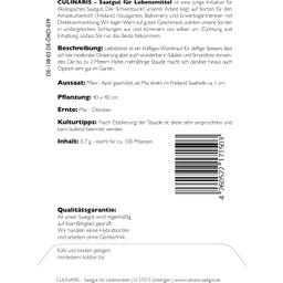 Culinaris Bio Lubczyk ogrodowy 