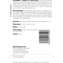 Culinaris Bio Kapuzinerkresse