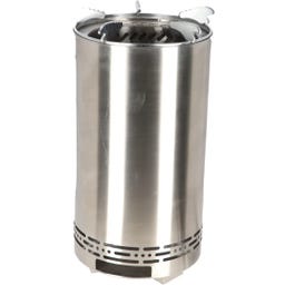 Esschert Design Holzpelletfeuerkorb silber, M - 1 Stk.