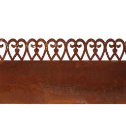 Esschert Design Rasenkante Rost Schnörkel aufgerollt - 1 Stk.