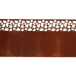 Esschert Design Rasenkante Rost Tupfen aufgerollt - 1 Stk.