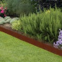 Esschert Design Rasenkante Rost Tupfen aufgerollt - 1 Stk.